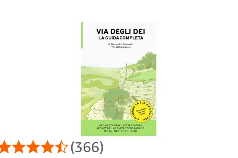 Guida completa per la Via degli Dei in 4 giorni, con mappe, altimetrie e consigli su organizzazione, attrezzatura, alloggi e cibo.