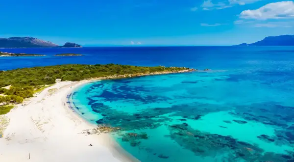 Spiagge vicino a Olbia con acque cristalline e sabbia bianca. Un paradiso per chi cerca relax e natura incontaminata.